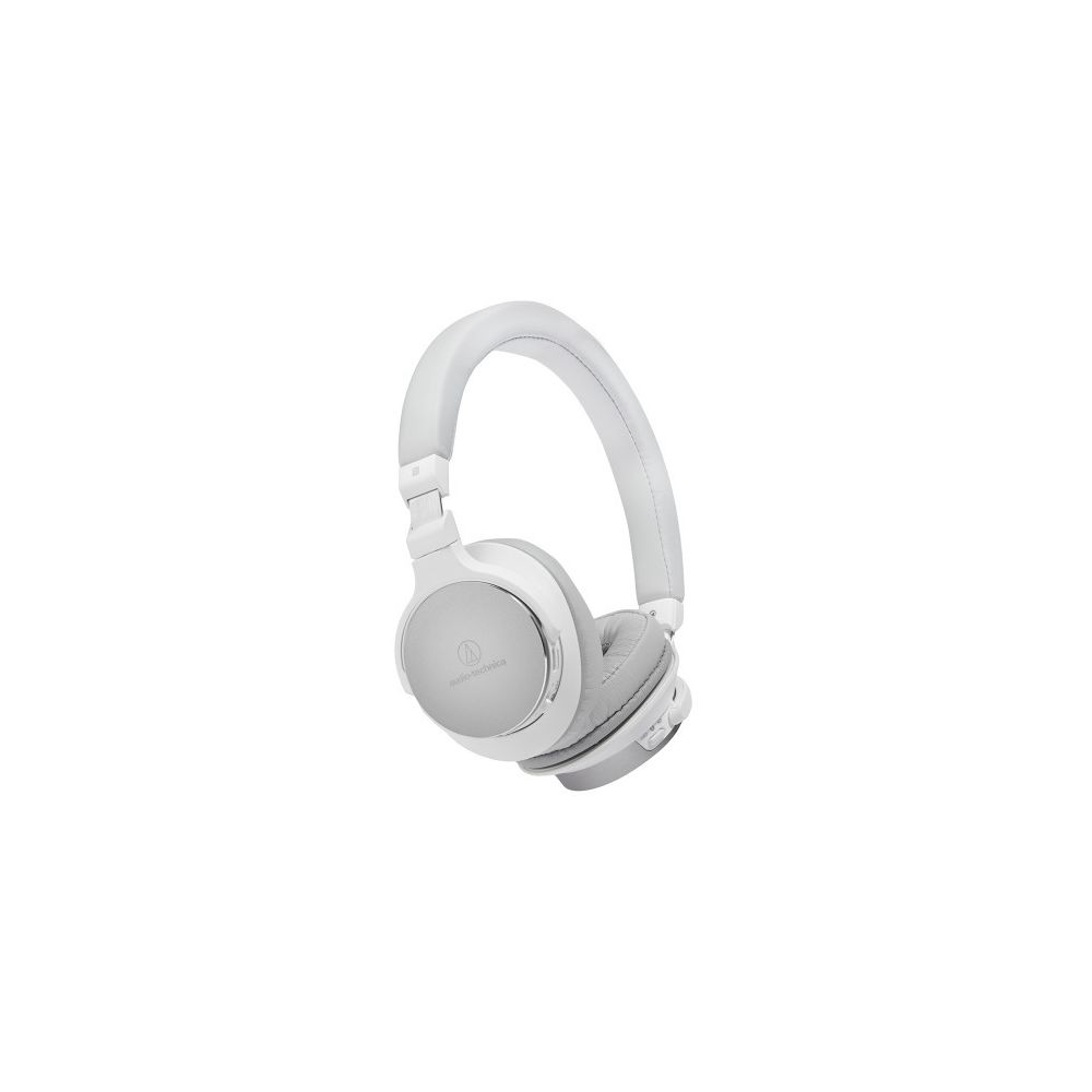 Audio Technica - Casque arceau circum-auriculaire Bluetooth Hi-Res Blanc - ATH-SR5BT - Casque