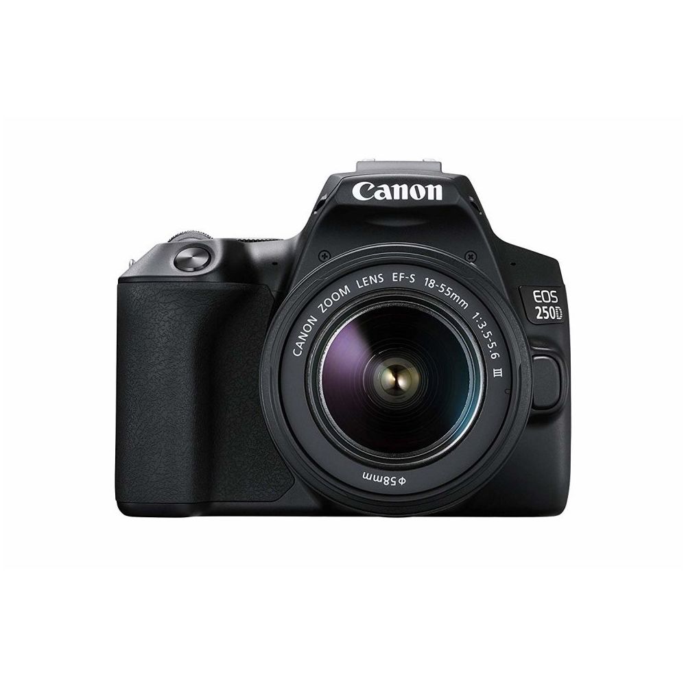 Canon - CANON EOS 250D KIT EF-S 18-55mm F3.5-5.6 III Black - Reflex Grand Public