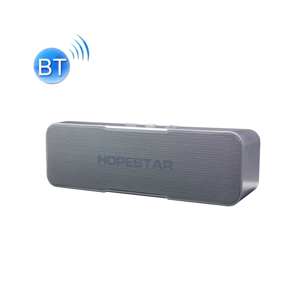 Wewoo - Mini enceinte Bluetooth argent HOPESTAR H13 Mini Portable Lapin Sans Fil Haut-Parleur, Micro Intégré, Soutien AUX / Main Appel Gratuit / FM / TF - Enceintes Hifi