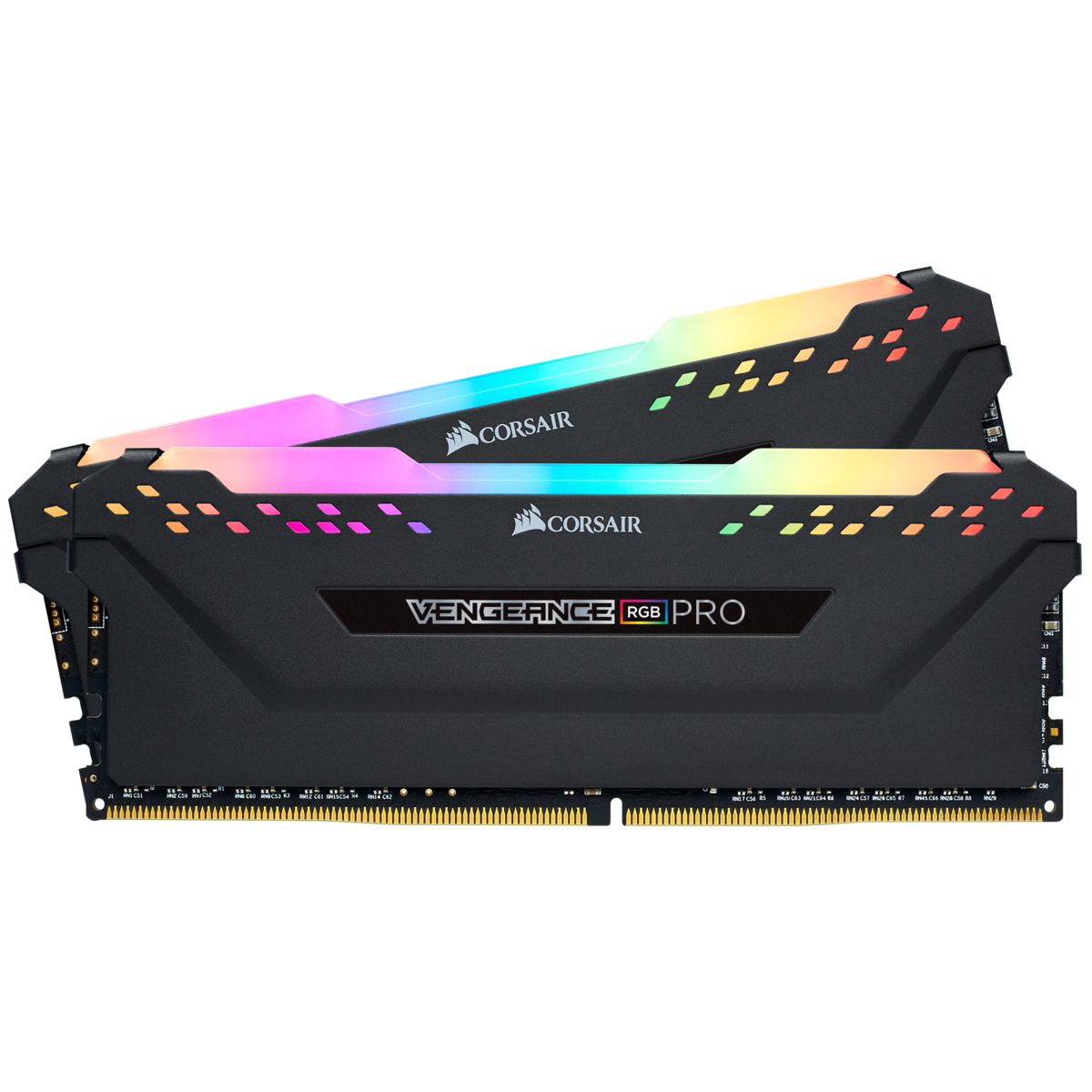Corsair - VENGEANCE RGB PRO - 2 x 16 GO - DDR4 3200 MHz C16 - RAM PC Fixe
