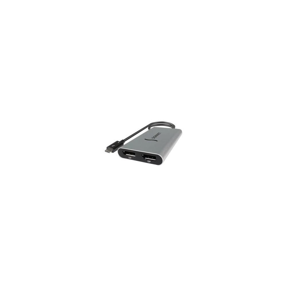marque generique - GENERIQUE Sonnet Adaptateur vidéo externe Thunderbolt 3 2 x DisplayPort - Carte Graphique NVIDIA