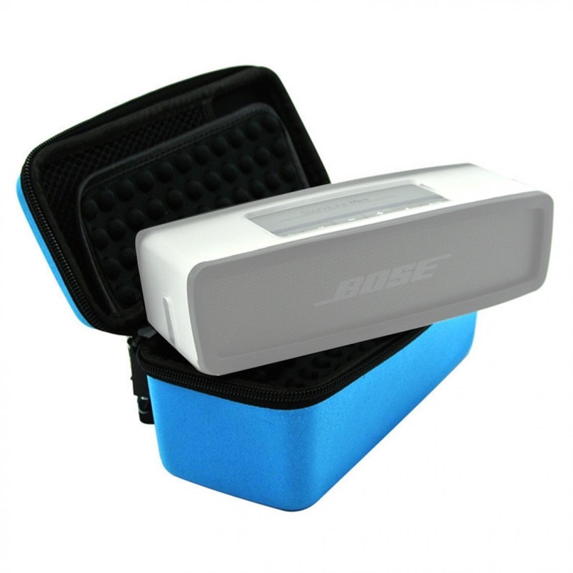 Wewoo - Sac de rangement de boîte de protection de haut-parleur en nylon de gel de silice portable pour BOSE SoundLink Mini bleu - Enceintes Hifi