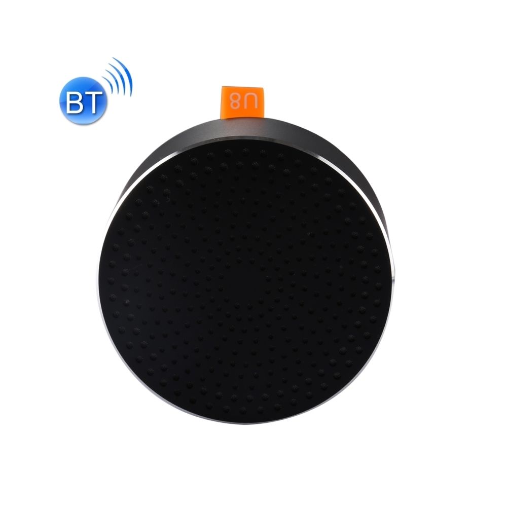 Wewoo - Mini enceinte Bluetooth noir Haut-parleur sans fil résistant aux éclaboussures de musique portable sans fil, intégré, prise en charge des appels mains libres et Super Bass & Audio stéréo, Distance: 10m - Enceintes Hifi