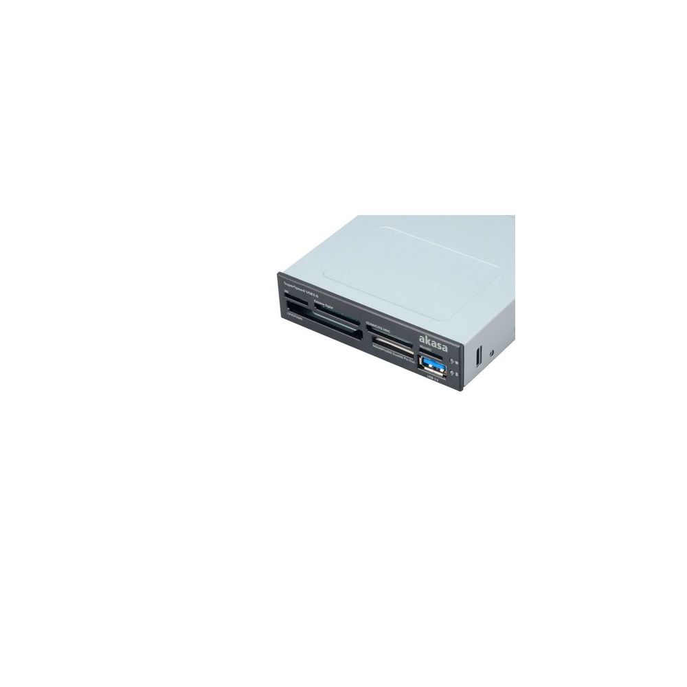 Akasa - Lecteur de cartes mémoires 3,5'' - USB 3.0 - Lecteur carte mémoire