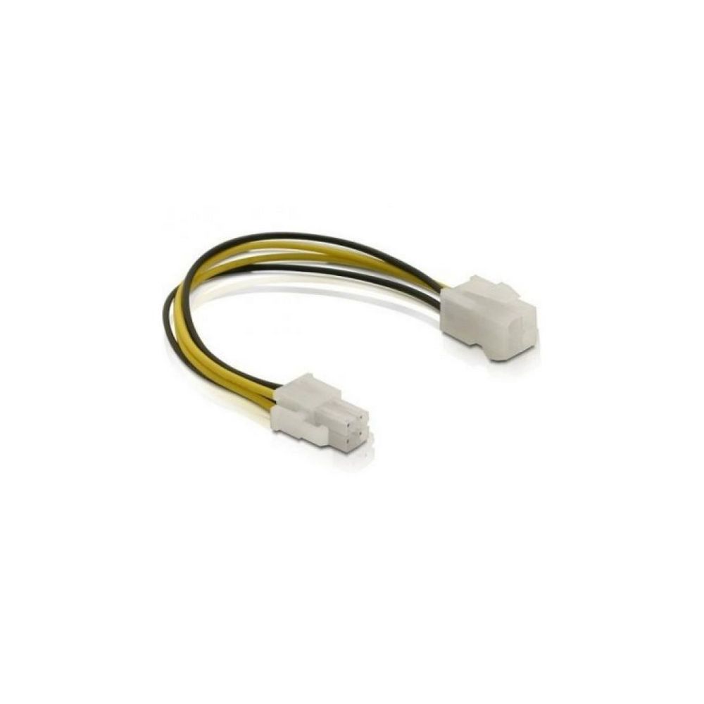 Totalcadeau - Câble d’alimentation connecteurs 4 pins M/H - Cable pour PC et ordinateur - Accessoires alimentation