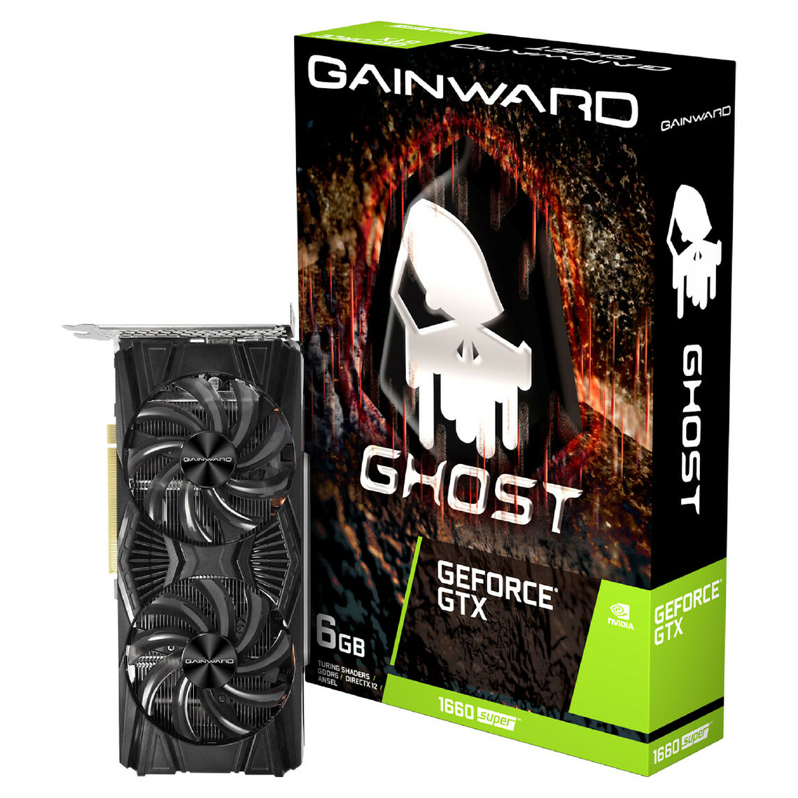 Gainward - GeForce GTX 1660 SUPER Ghost - Carte Graphique NVIDIA