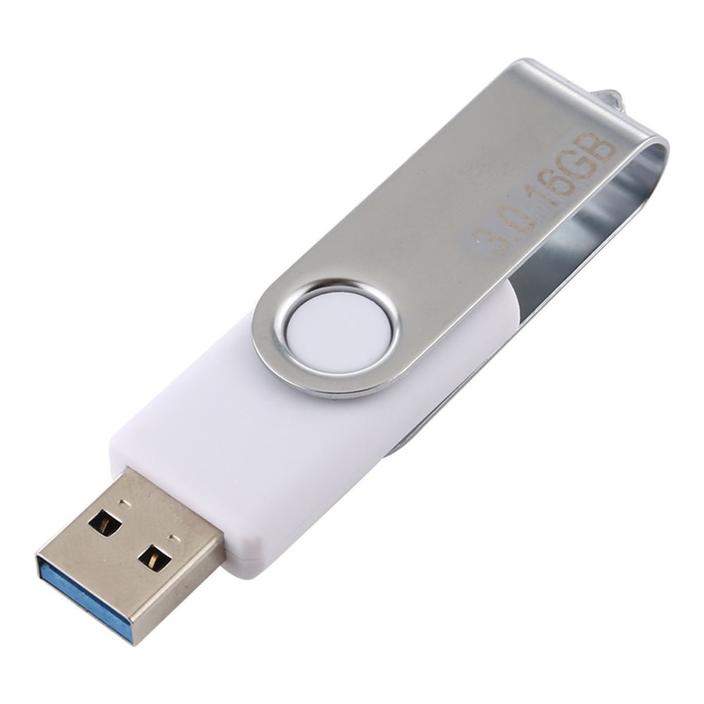 Wewoo - Clé USB 16 Go Twister USB 3.0 USB Blanc - Clés USB