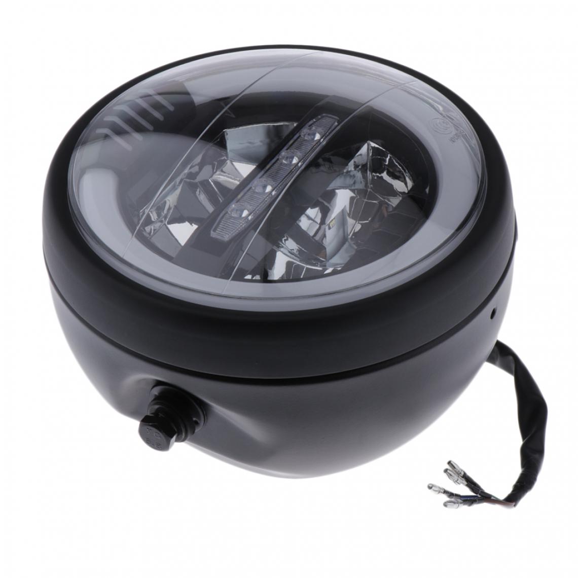 marque generique - 6,9 "projecteur rond d'ampoule de phare de moto de LED pour le jaune de Suzuki - Néon PC