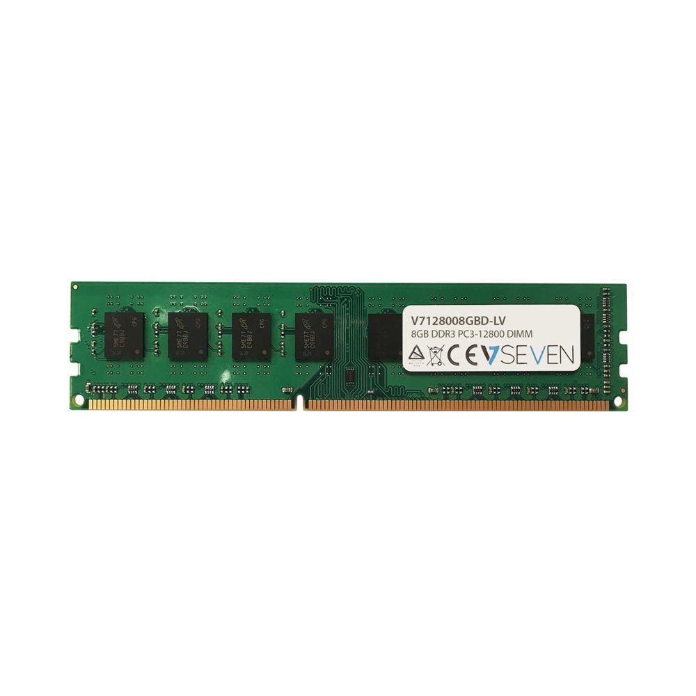 V7 - V7 DDR3 8Gb 1600MHz cl11 dimm pc3l-12800 1.35v (V7128008GBD-LV) - RAM PC Fixe