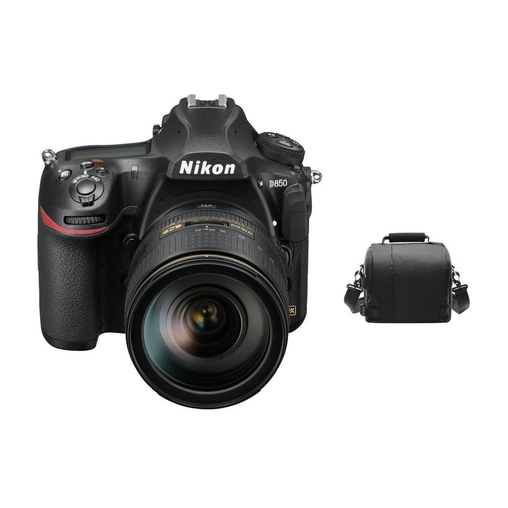 Nikon - NIKON D850 KIT AF-S 24-120MM F4G ED VR + Nikon Bag - Reflex Grand Public