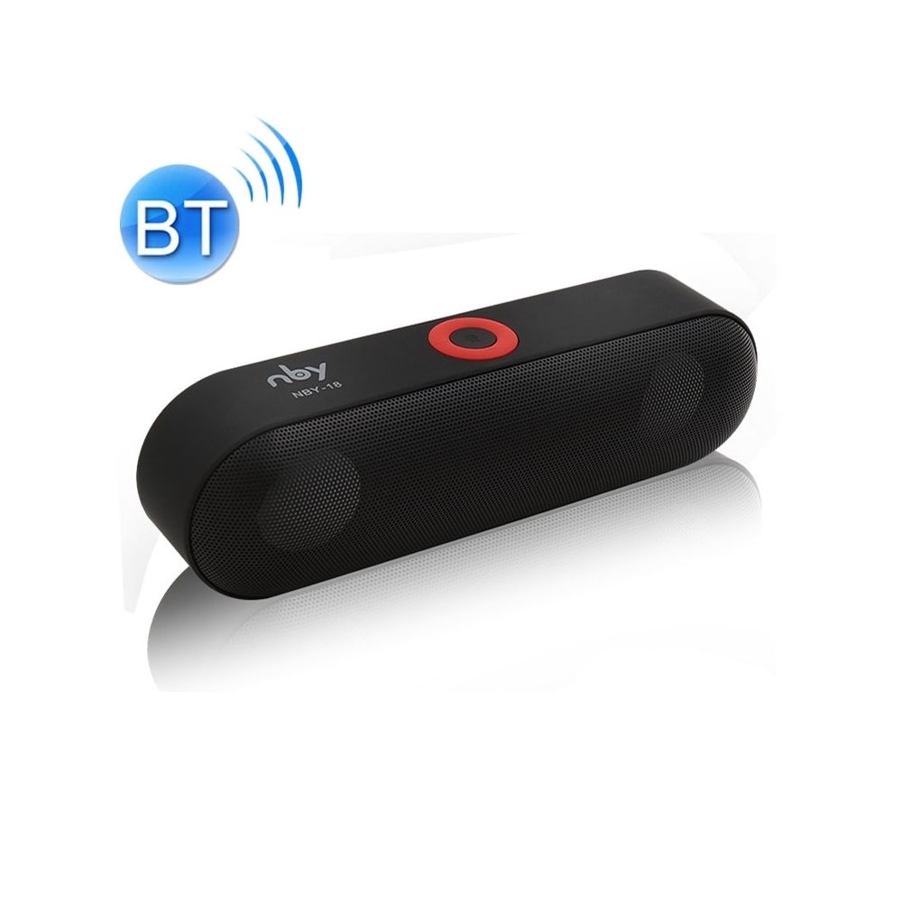 Wewoo - Mini enceinte Bluetooth Haut-parleur multi-fonction pour téléphone mobile sans fil NBY-18 (noir) - Enceintes Hifi
