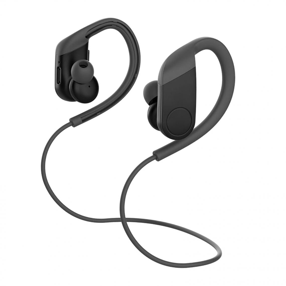 marque generique - Écouteurs Bluetooth Earbuds 5.0 IPX4 imperméable - Micro-Casque