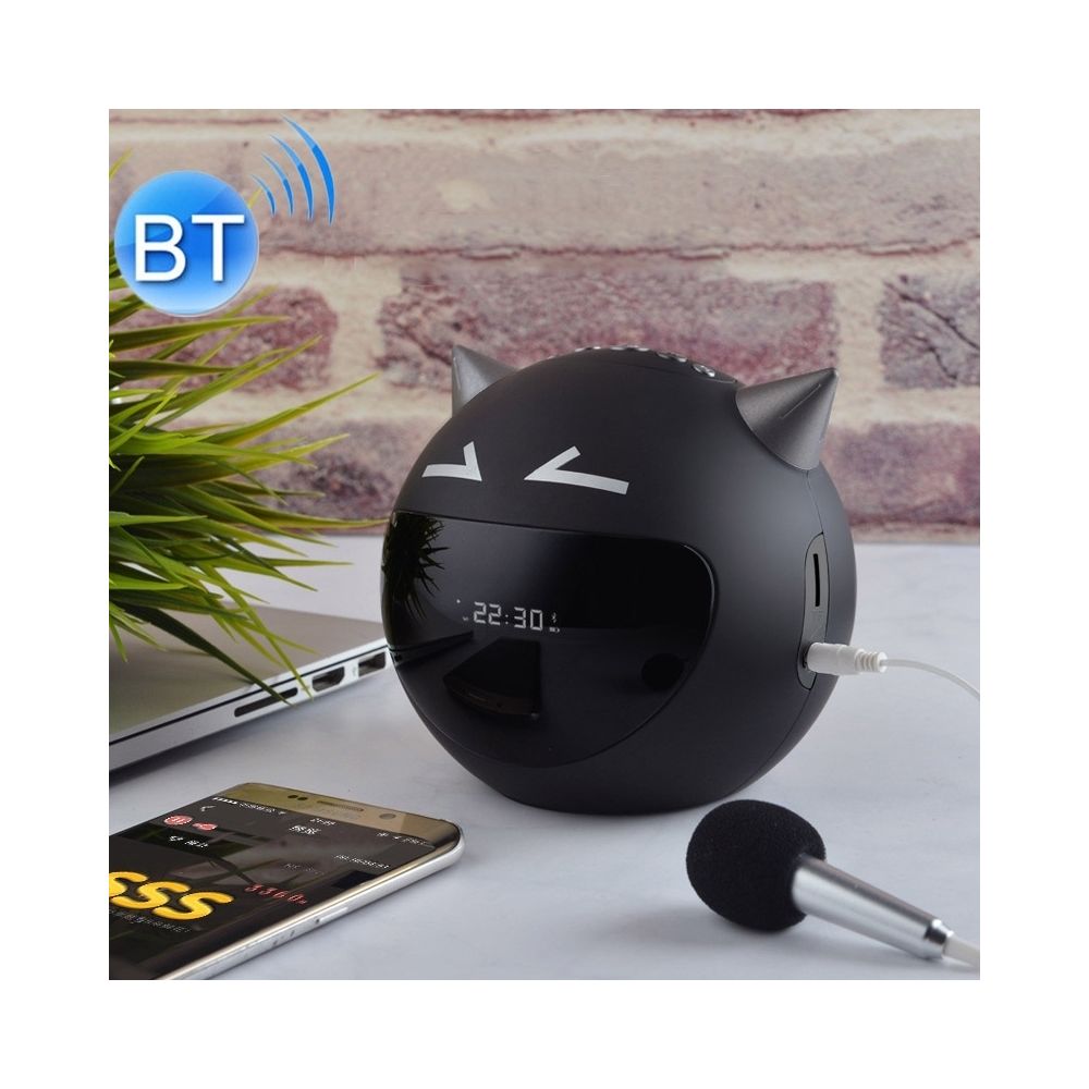 Wewoo - Mini enceinte Bluetooth Haut-parleur multifonctions de style démon M8 (noir) - Enceintes Hifi