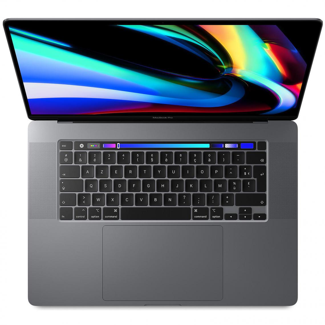 Apple - MacBook Pro 16'' (2019) Core i7 16Go 512Go SSD Retina TouchBar Touch Id (MVVL2FN/A) Gris Sidéral - MacBook
