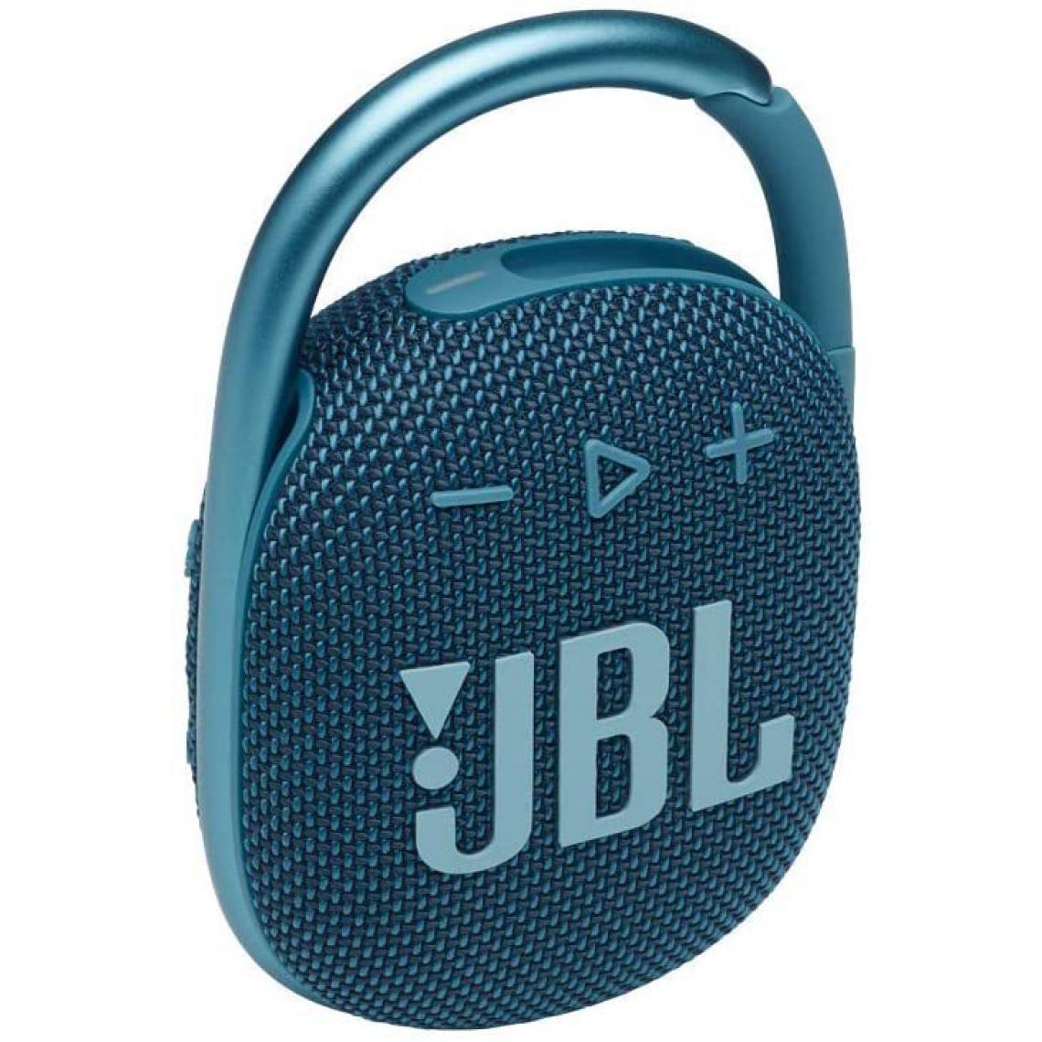Chrono - JBL CLIP 4 – Enceinte Bluetooth portable et légère avec mousqueton intégré – Étanche à l’eau et à la poussière – Autonomie 11 hrs ,Bleu - Enceintes Hifi