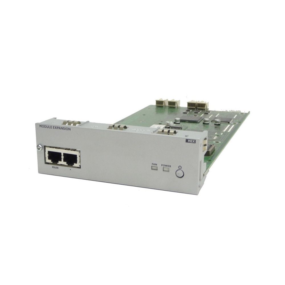 Alcatel - Module Rack Switch MEX Alcatel 3EH73026ADAB CPU-1 2x RJ-45 4x AMP OmniPCX - Carte réseau