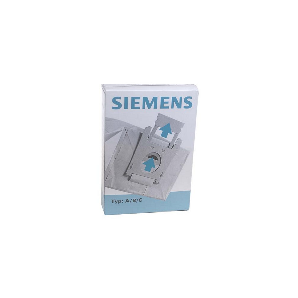 Siemens - SACHET DE SACS TYPE A/B/C SIEMENS X5 POUR PETIT ELECTROMENAGER - 00461409 - Accessoire entretien des sols