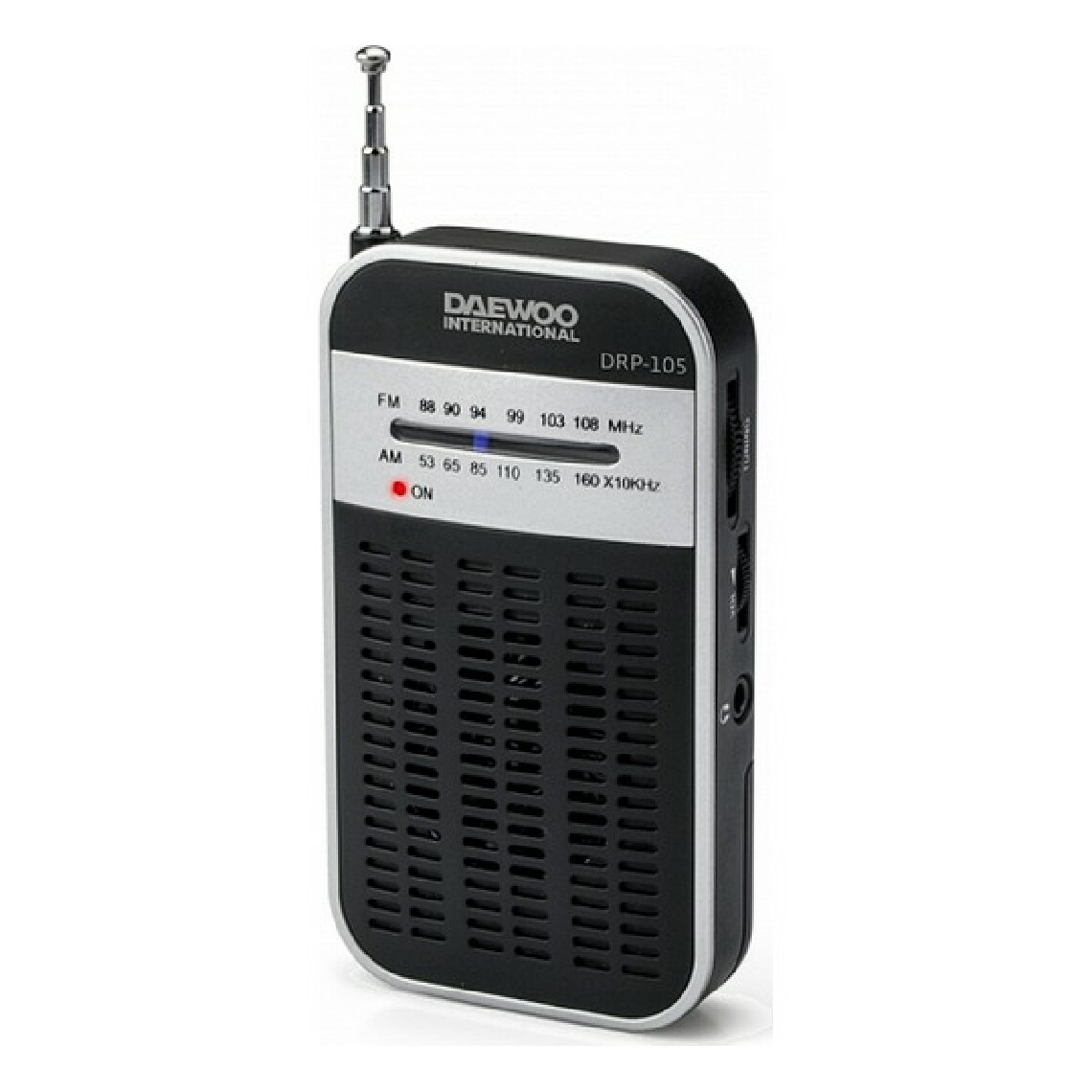 Daewoo - Radio Transistor Daewoo DRP-105 S FM/AM Noir Gris - Radio