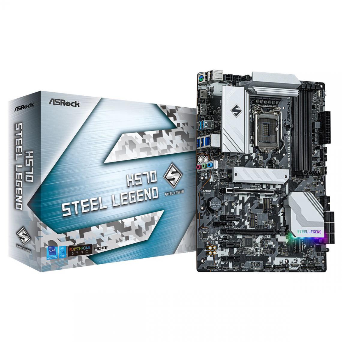 Asrock - INTEL H570 STEEL LEGEND - ATX - Carte mère Intel