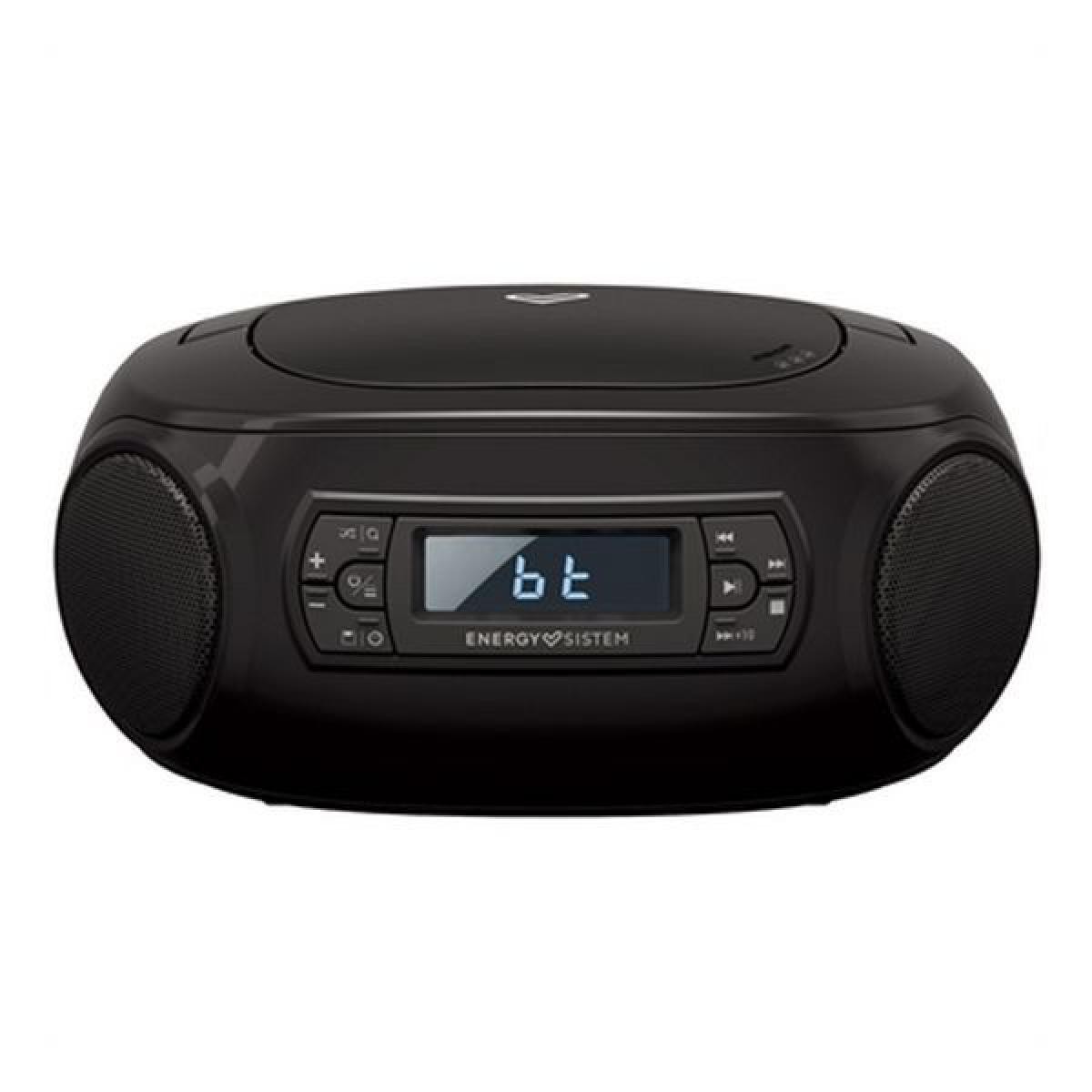 Totalcadeau - Radio-CD avec écran LCD Bluetooth MP3 Boombox 3 2W Noir - Barre de son