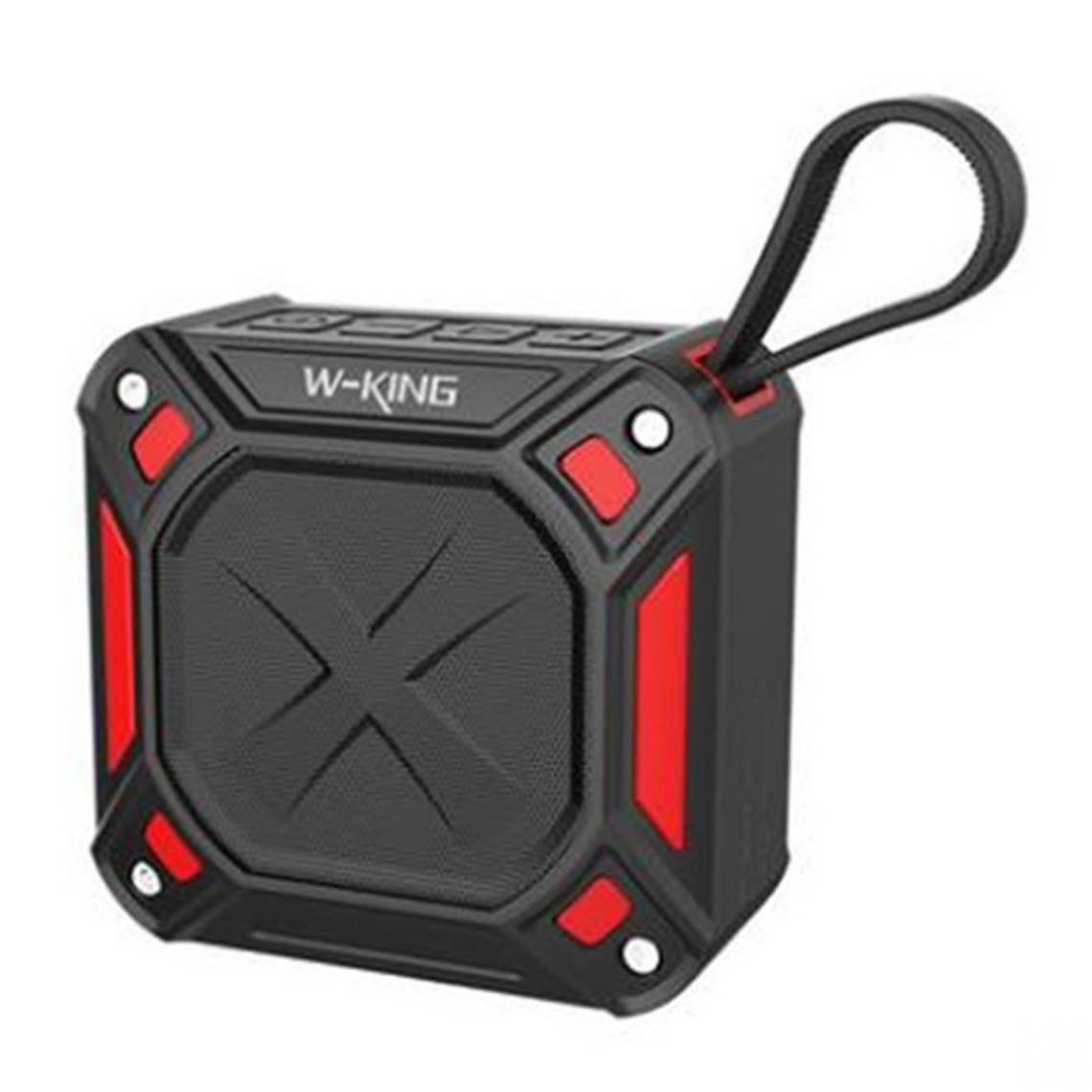 Wewoo - Enceinte Bluetooth étanche S6 Portable Haut-Parleur Musique Sans Fil Radio Box Anti-Goutte Extérieur Vélo Micro SD Noir + rouge - Enceintes Hifi
