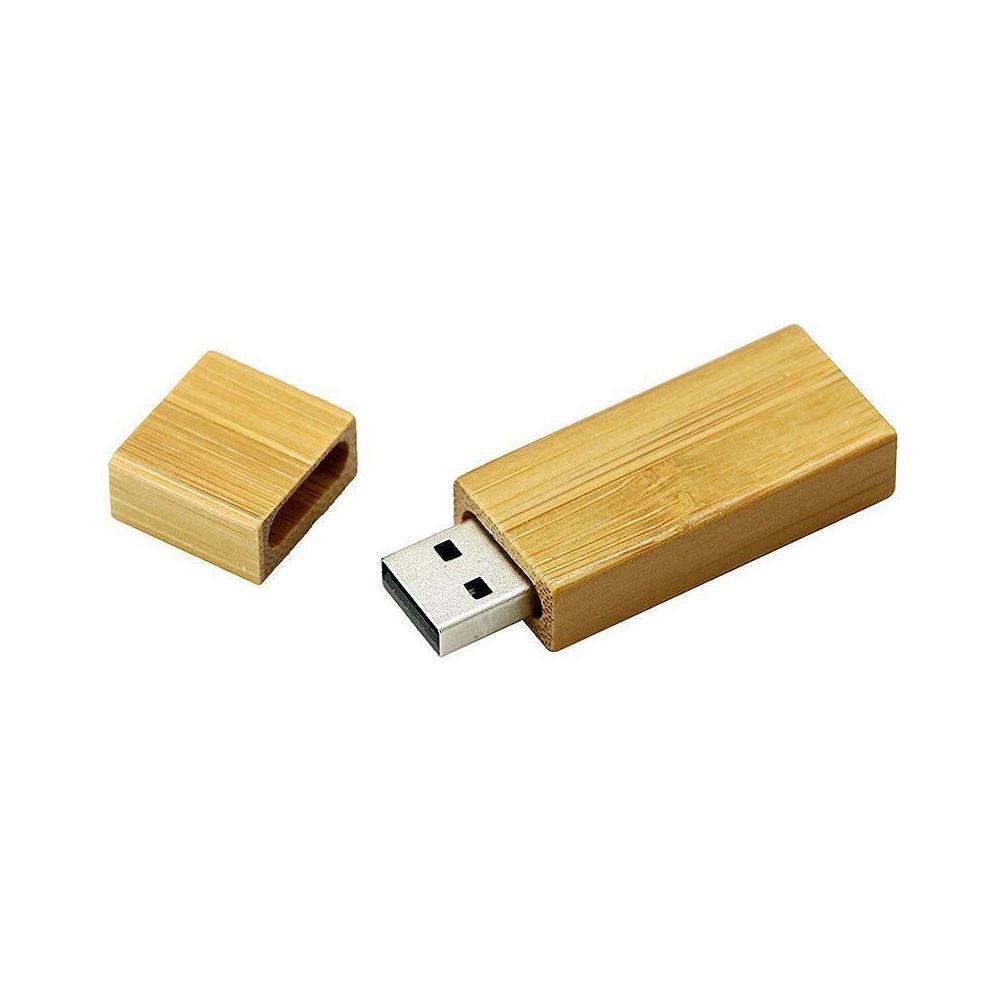 marque generique - 64GO USB 2.0 Clé USB Clef Mémoire Flash Data Stockage Bois de Bamboo - Clés USB