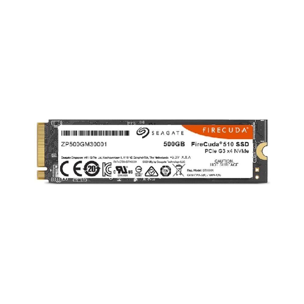 Seagate - FireCuda 510 SSD - 500 Go - M.2 2280-D2 NVMe PCIe Gen3 x4 - SSD Interne