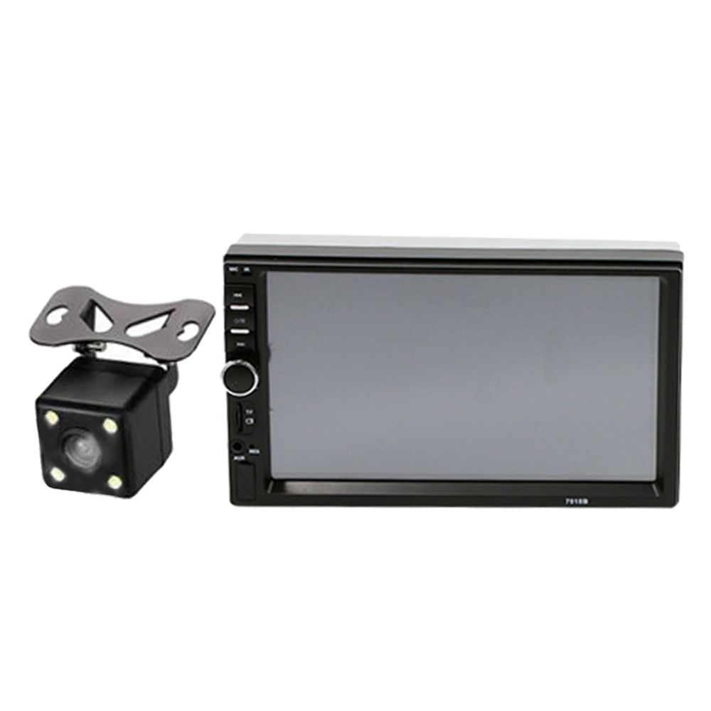 marque generique - 2 Din 7 '' écran Tactile Autoradio Bluetooth Avec Caméra Arrière Avec Caméra 4 LED - Accessoires enceintes