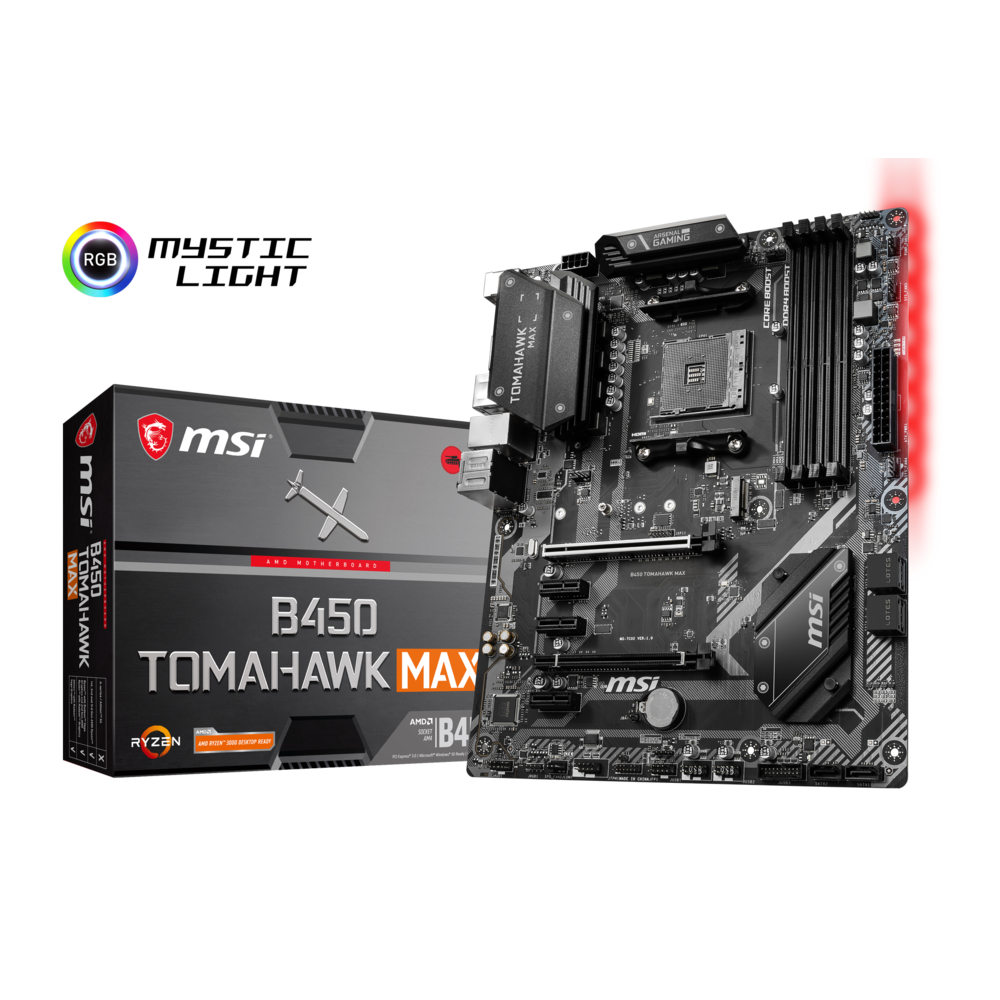Msi - AMD B450 TOMAHAWK MAX - ATX - Carte mère AMD