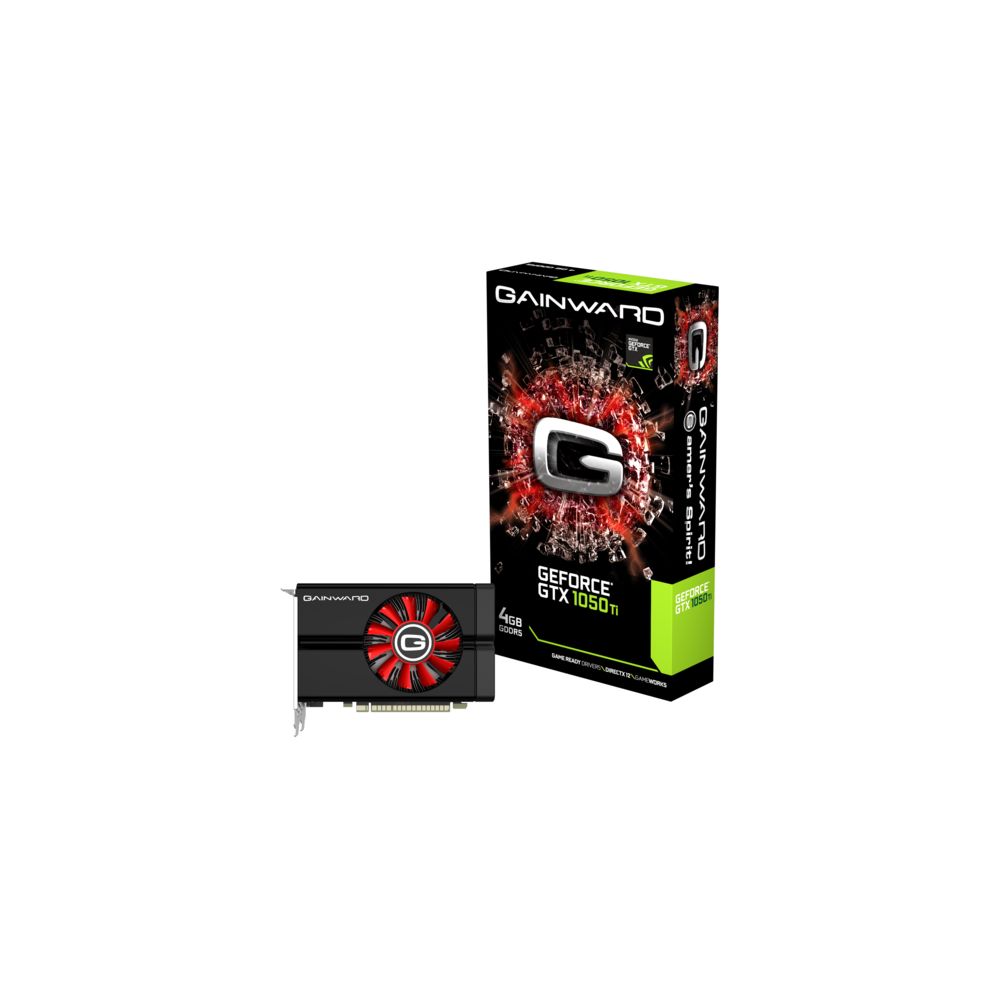 Gainward - GeForce GTX 1050 Ti 4Go DDR5 - Carte Graphique NVIDIA