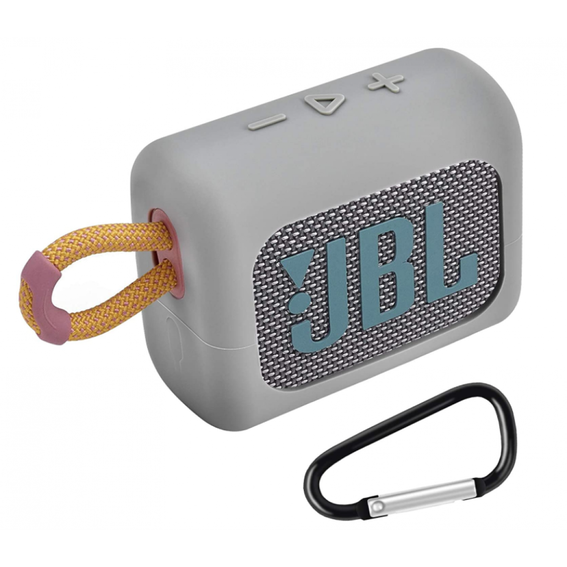 Chrono - JBL GO 3 Kleine Bluetooth-Box Reise-Gel-Silikonhülle Weiches Leder Wasserdichte Gummi-Tragetasche(Gris) - Enceintes Hifi
