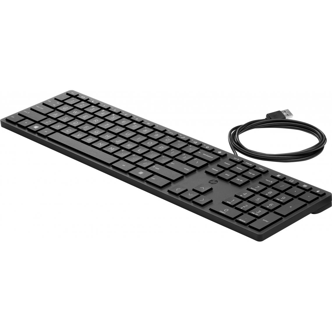 Hp - HP Wired Desktop 320K Keyboard clavier USB Noir - Clavier