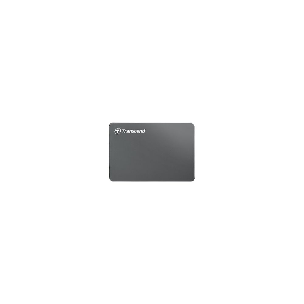 Trancend - StoreJet 1 To - 2.5'' USB 3.0 - Cache 64 Mo - Gris - Disque Dur externe