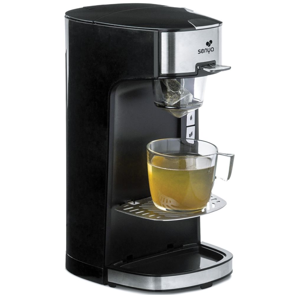Senya - Senya machine à thé Tea Time, théière électrique compatible thé en vrac ou en sachet Noir - Théière électrique