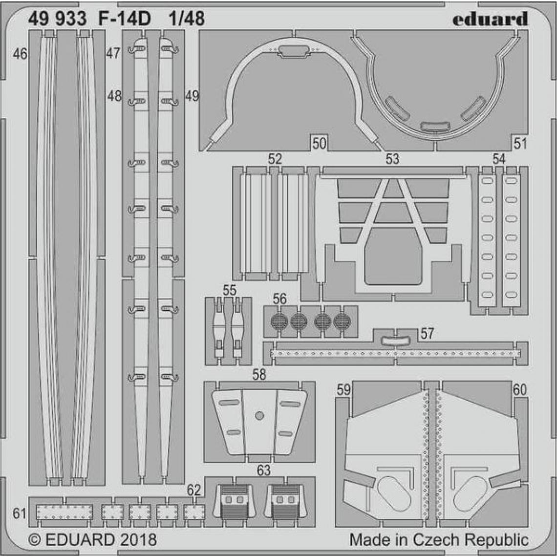 Eduard - F-14D for Tamiya - 1:48e - Eduard Accessories - Accessoires et pièces