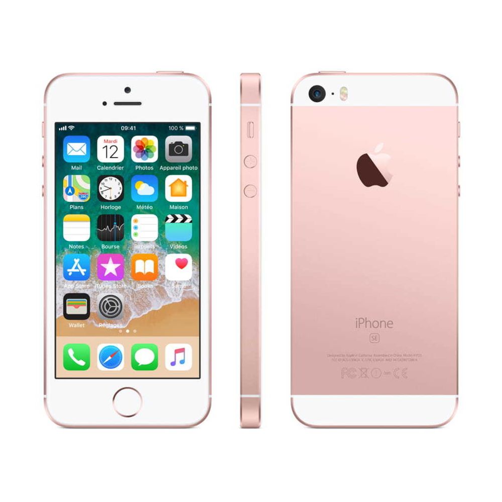 Apple - iPhone SE - 64 Go - MLXQ2F/A - Or Rose - iPhone