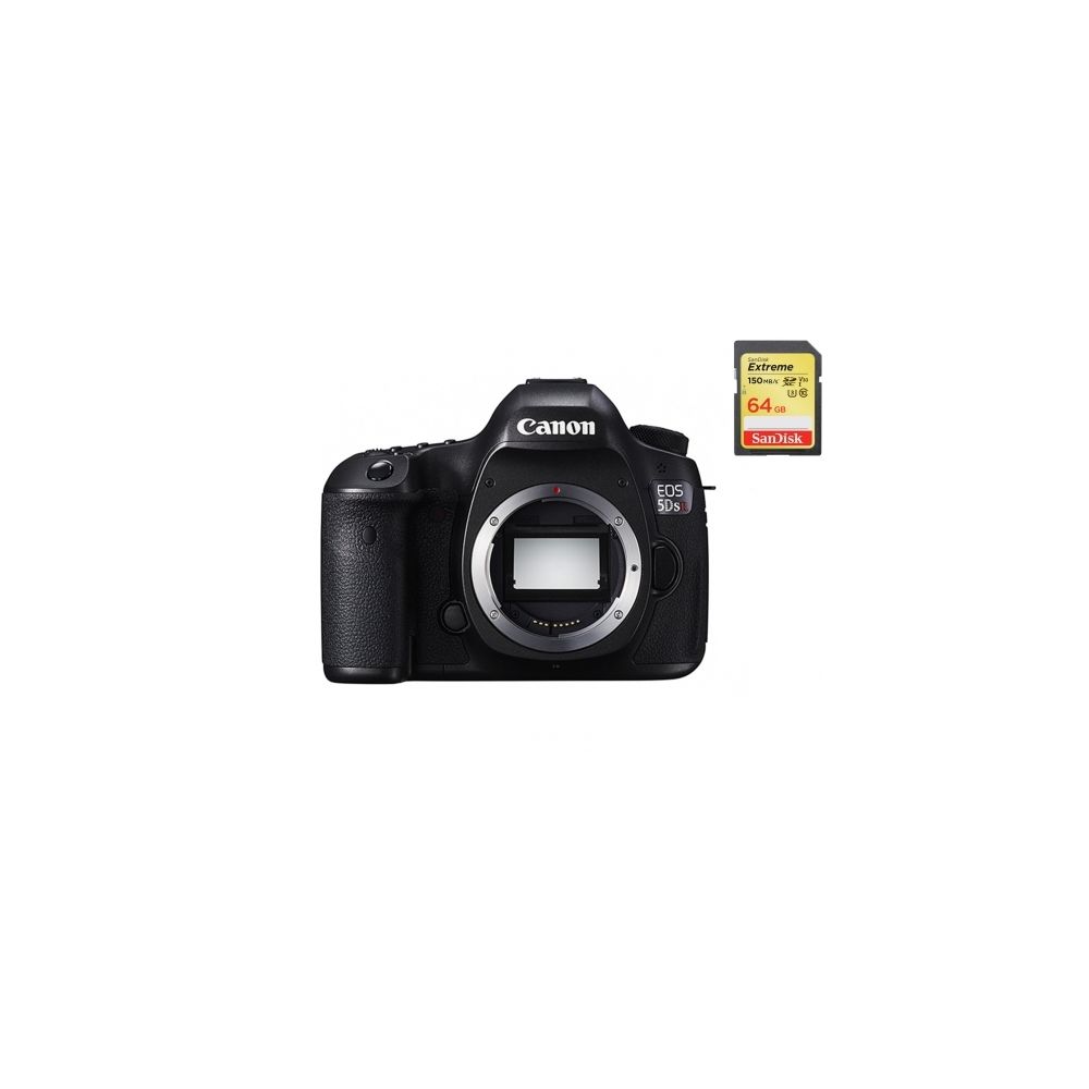 Canon - CANON EOS 5DSR Body + 64GB SD card - Reflex Grand Public