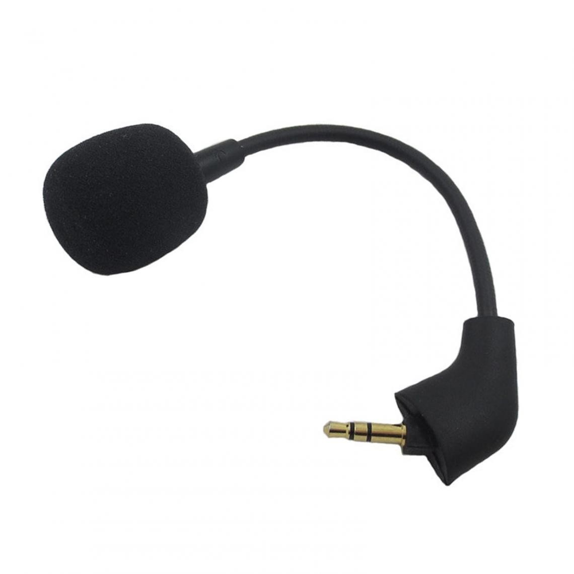 marque generique - casque remplace microphone pliable 15cm - Micro-Casque