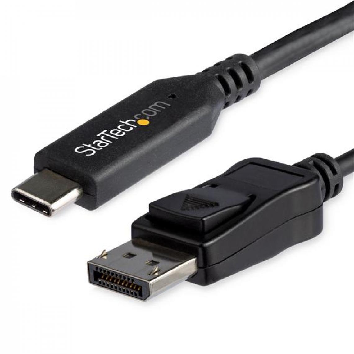 Startech - StarTech.com CDP2DP146B câble vidéo et adaptateur 1,8 m USB Type-C DisplayPort Noir - Hub