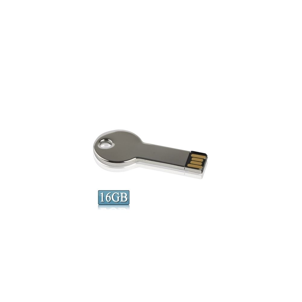 Wewoo - Clé USB argent USB 2.0 en métal argenté 16 Go - Clés USB