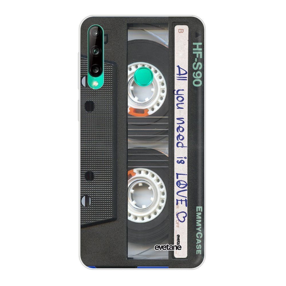 Evetane - Coque Huawei P40 Lite E souple transparente Cassette Motif Ecriture Tendance Evetane - Coque, étui smartphone