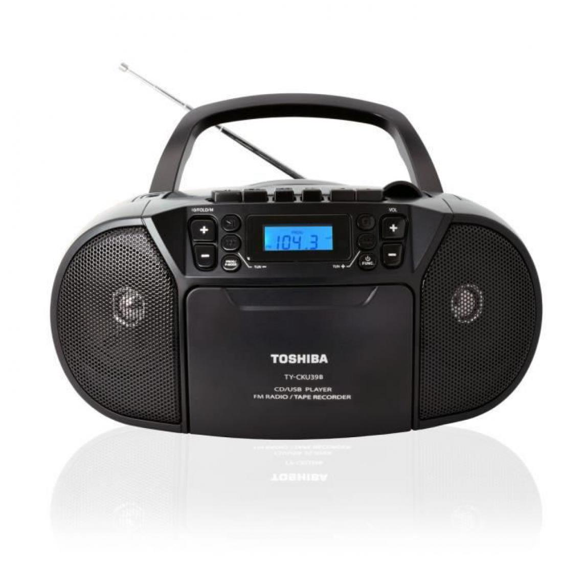 Toshiba - TOSHIBA Boombox CD-Bluetooth-Cassette - Enceintes Hifi