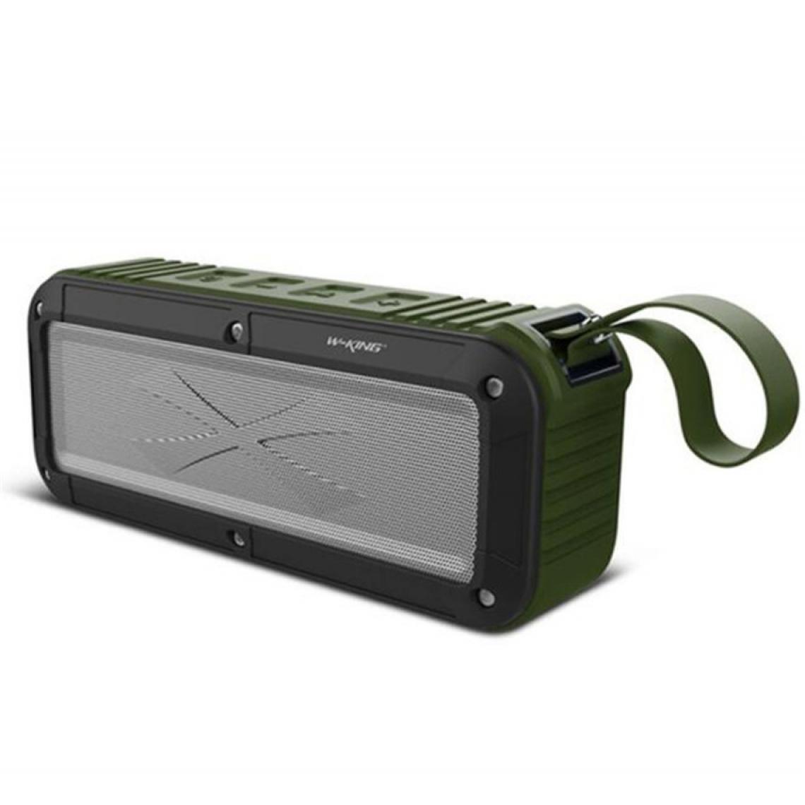 Wewoo - Enceinte Bluetooth étanche S20 Loundspeakers IPX6 Haut-parleur portable NFC pour extérieur / Douche / Vélo Radio FM Vert - Enceintes Hifi