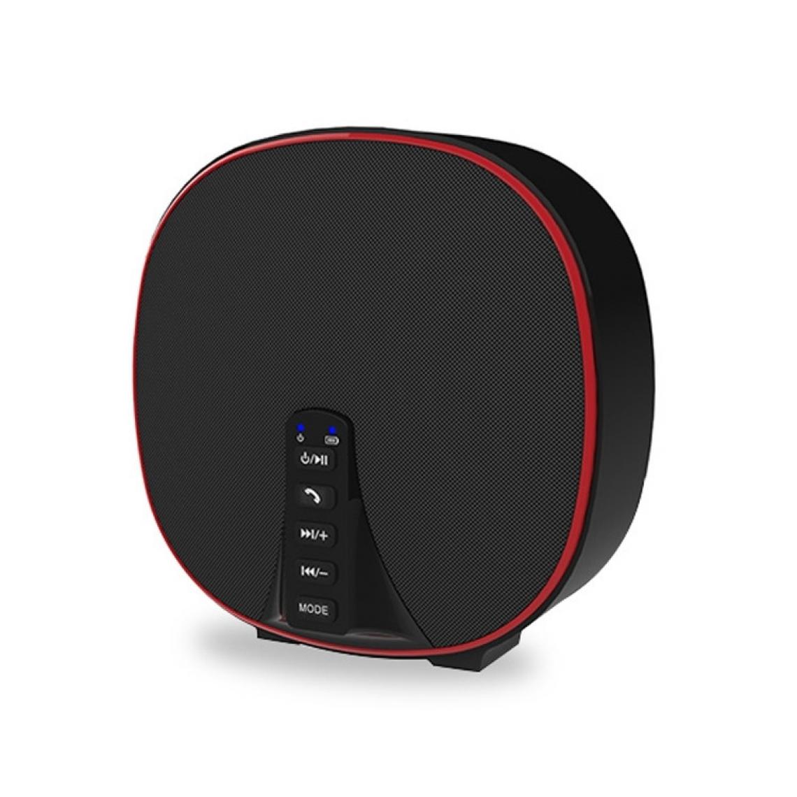 Wewoo - Enceinte Bluetooth DY-52 Haut-parleur portable sans fil Son Mémoire 32G Max 10W Stéréo Musique Surround extérieur Noir + Rouge - Enceintes Hifi