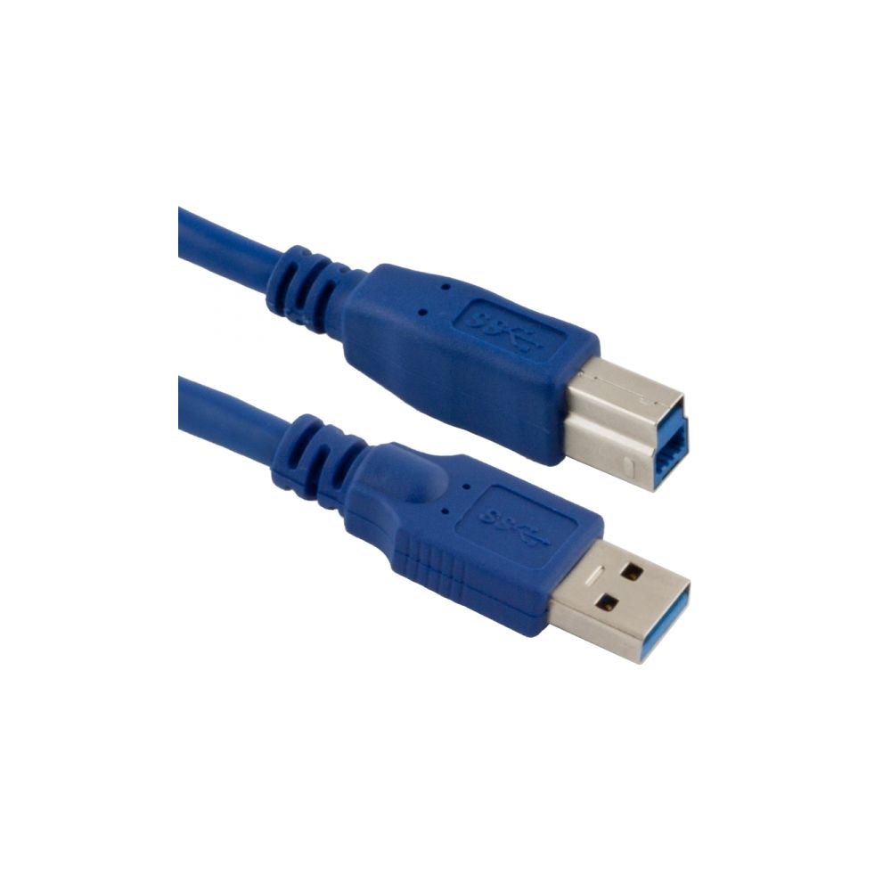 marque generique - Câble Imprimante, scanner de 2 mètres USB 3.0 (USB A mâle vers USB B mâle) Bleu Esperanza - Imprimante Jet d'encre