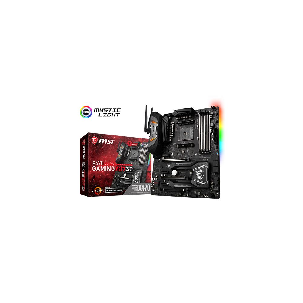 Msi - AMD X470 GAMING M7 AC - ATX - Carte mère AMD