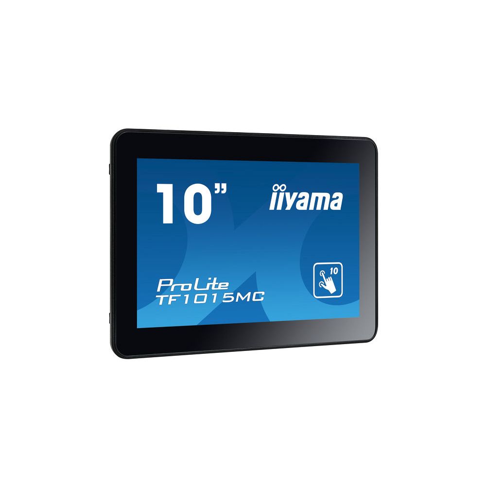 Iiyama - iiyama TF1015MC-B2 moniteur à écran tactile 25,6 cm (10.1") 1280 x 800 pixels Plusieurs pressions Noir - Moniteur PC