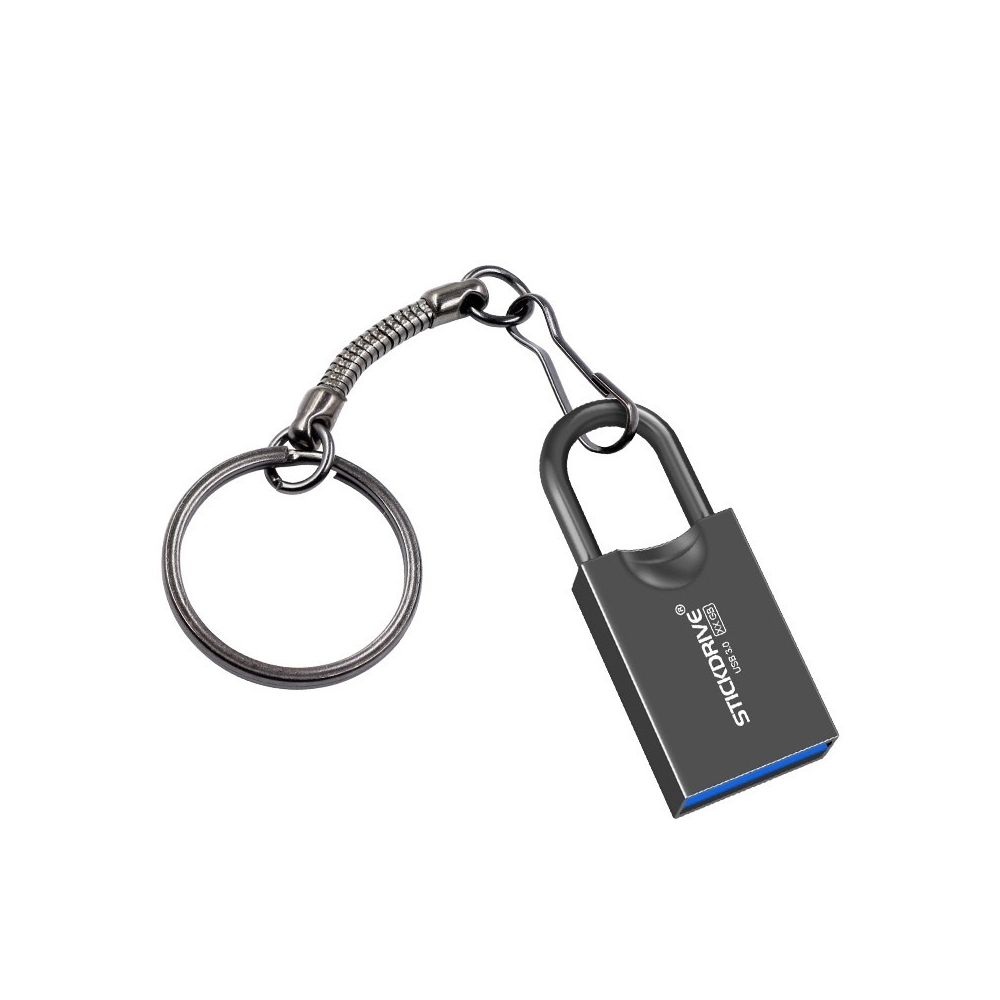 Wewoo - Clé USB STICKDRIVE 16 Go USB 3.0 haute vitesse Creative Love Lock U disque métallique Noir - Clés USB