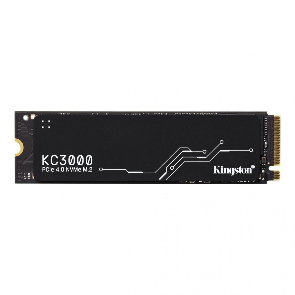 Kingston - Kingston Technology KC3000 M.2 512 Go PCI Express 4.0 3D TLC NVMe - SSD Interne