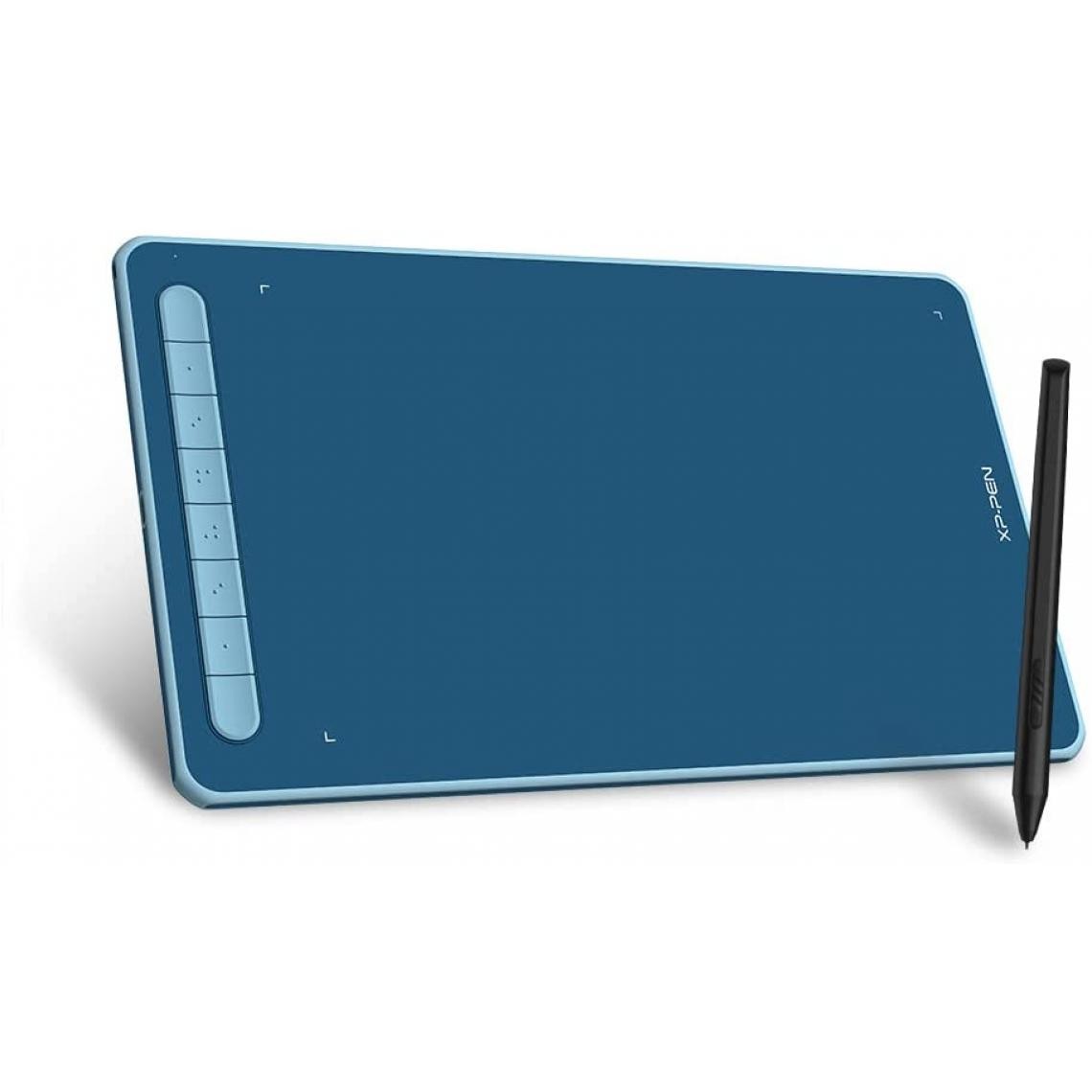 Xp-Pen - XPPen Deco L Tablette Graphique 10x6 Pouces avec Stylet X3 pour Dessin Digital, Animation, Etudes à Distance ou Télétravail Compatible avec Windows/Mac/Android/Chrome OS/Linux (Bleu) - Tablette Graphique